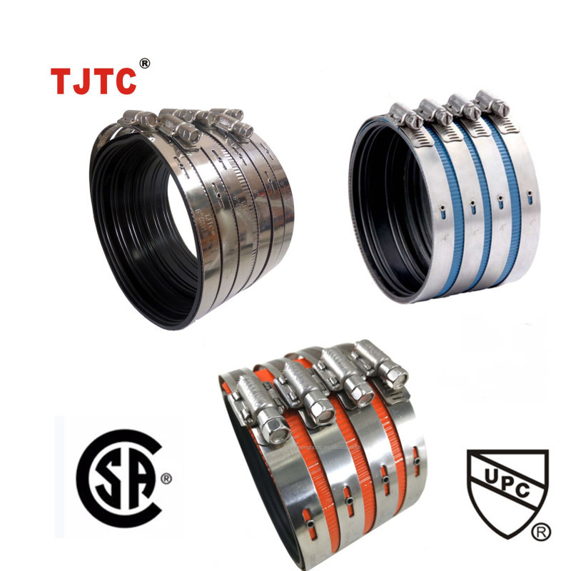 TJTC High Quality NSF UPC Certification Stainless Steel Flexible Cast Iron Coupling-1 (20).jpg